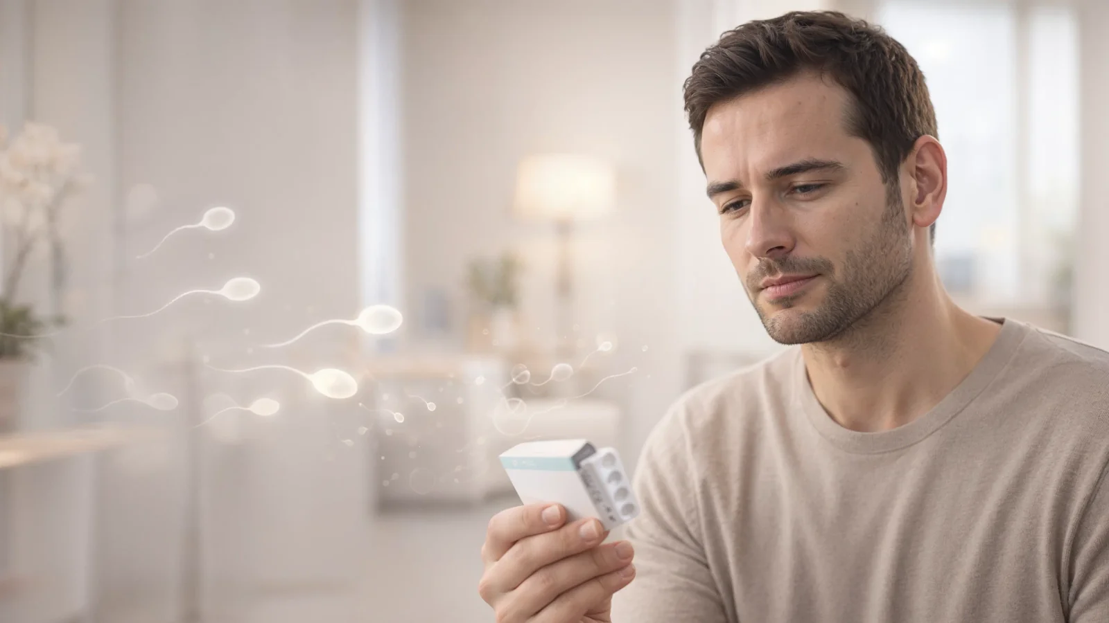 izotretinoin ve erkek fertilitesi hakkında sperm hücreleri illüstrasyonu